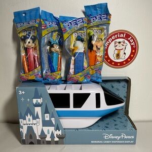 Disney Parks Monorail Pez Holder Bundle